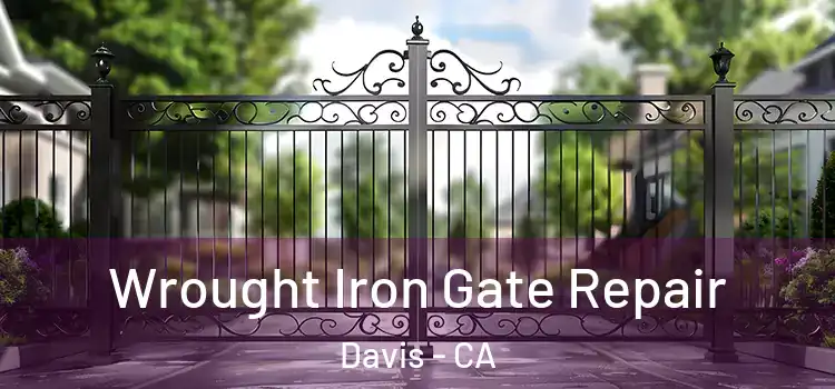Wrought Iron Gate Repair Davis - CA